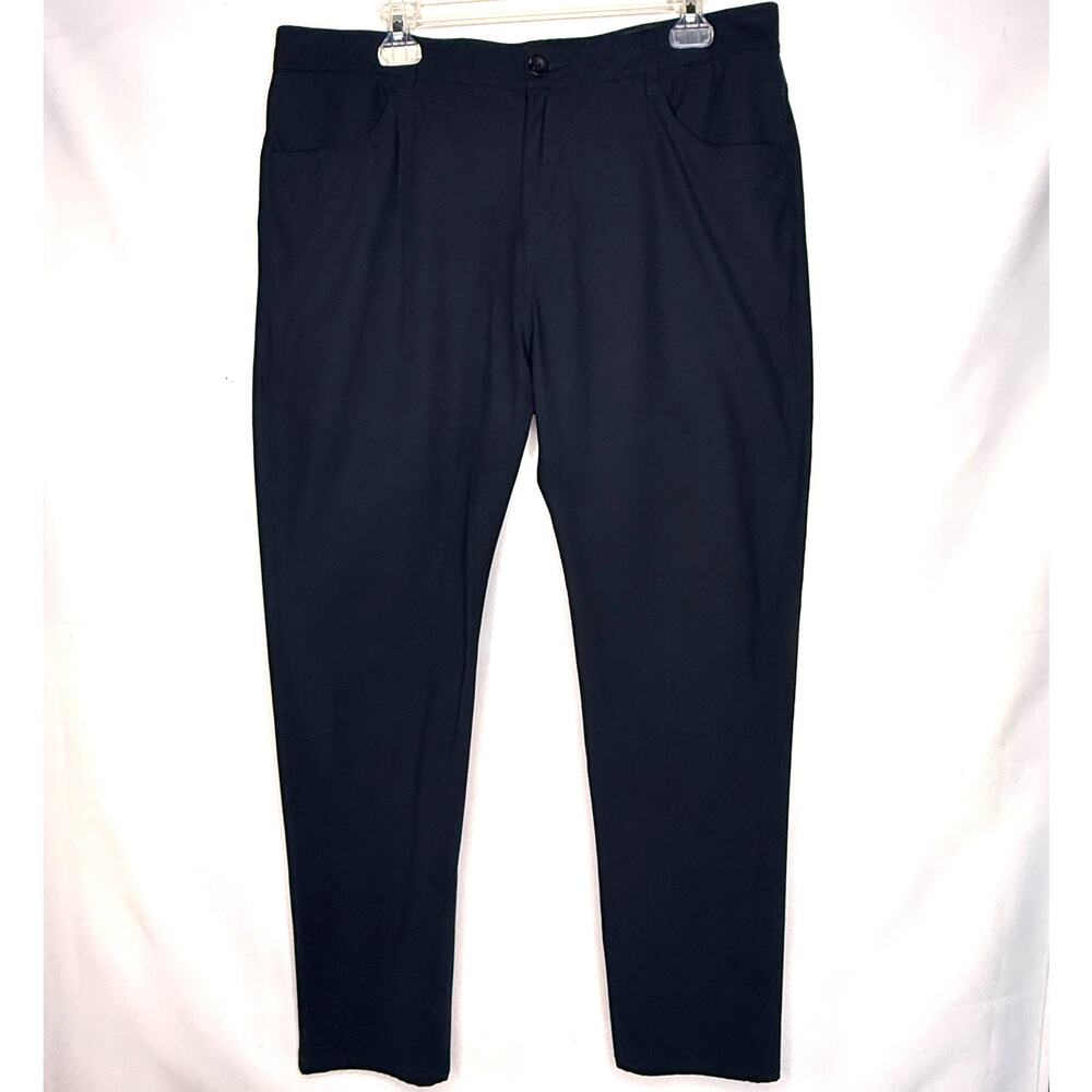 Vuori Mens Meta Performance 5-Pocket Golf Travel Pants Dark Navy 36x30
